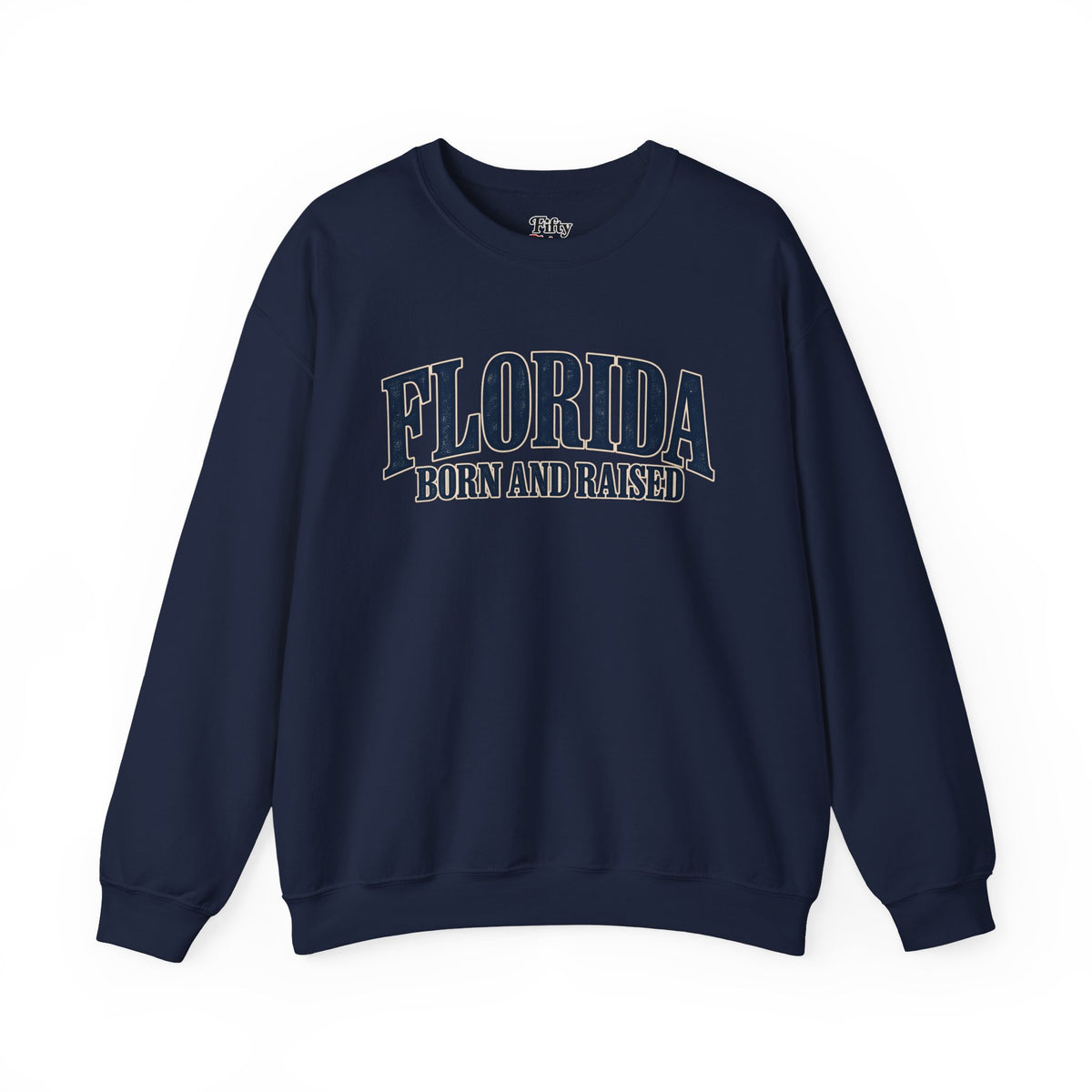 Florida Born and Raised Premium Heritage Unisex Sweatshirt Graphic