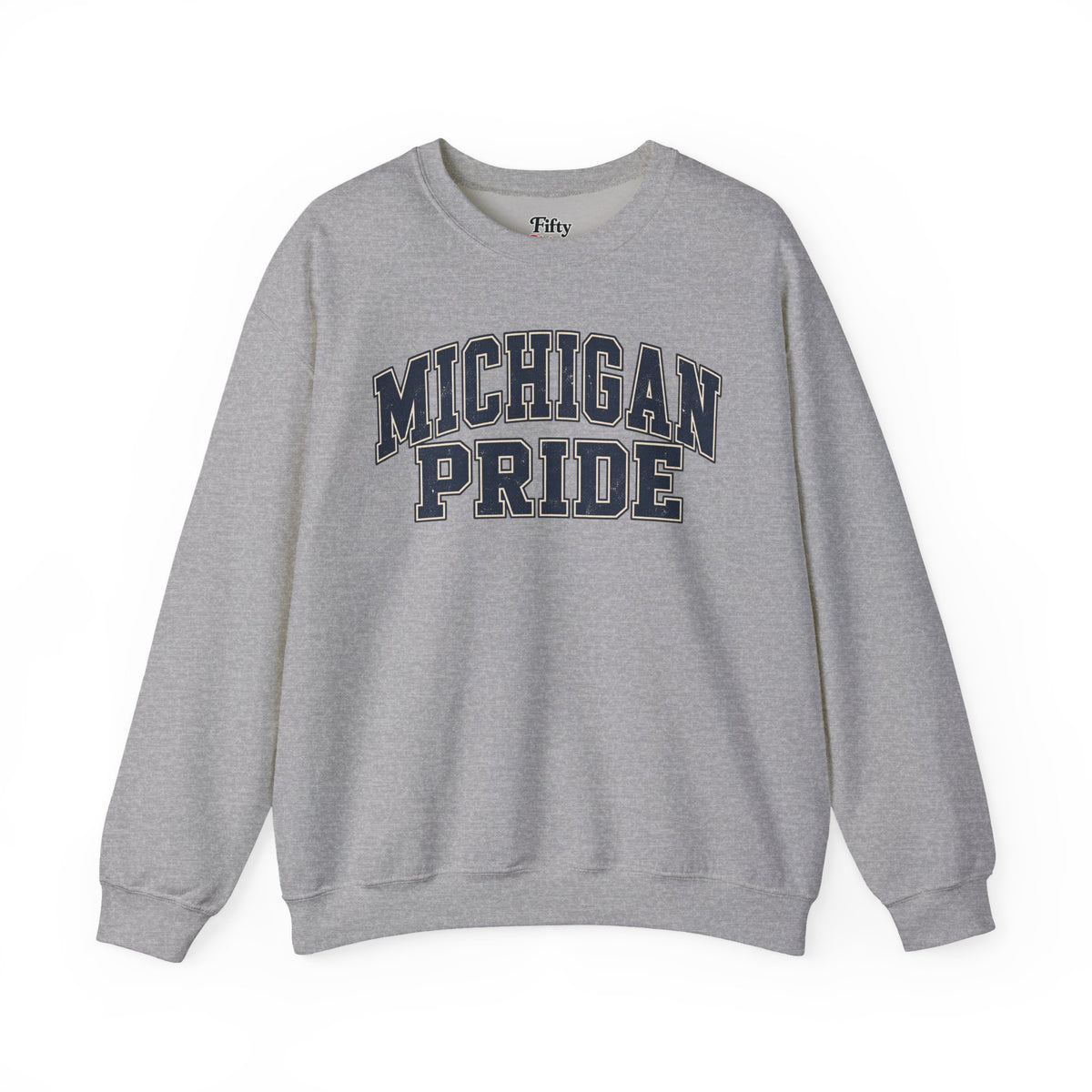 Michigan Pride Unisex Crewneck Sweatshirt State Name Graphic