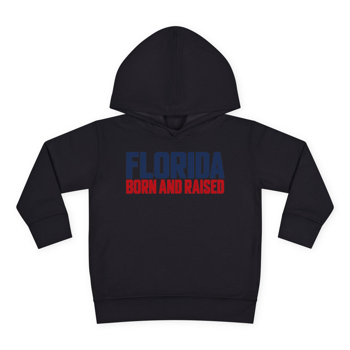 Florida Born and Raised Minimal Luxury Unisex Toddler Pullover Fleece Hoodie