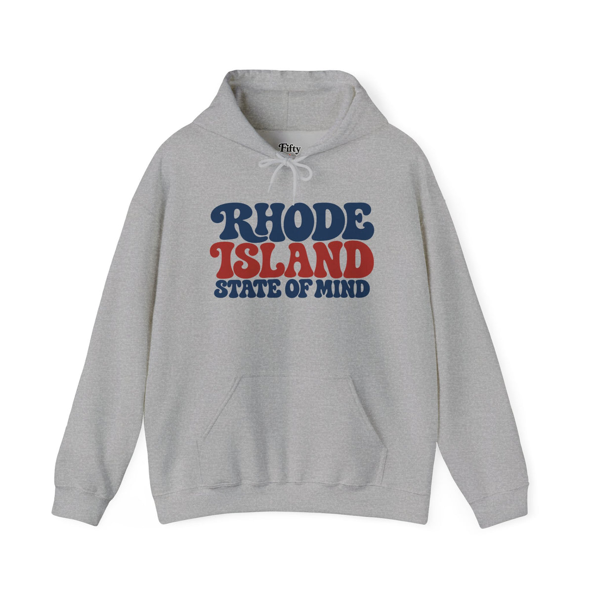 Rhode Island State of Mind Unisex Hoodie State Name Graphic