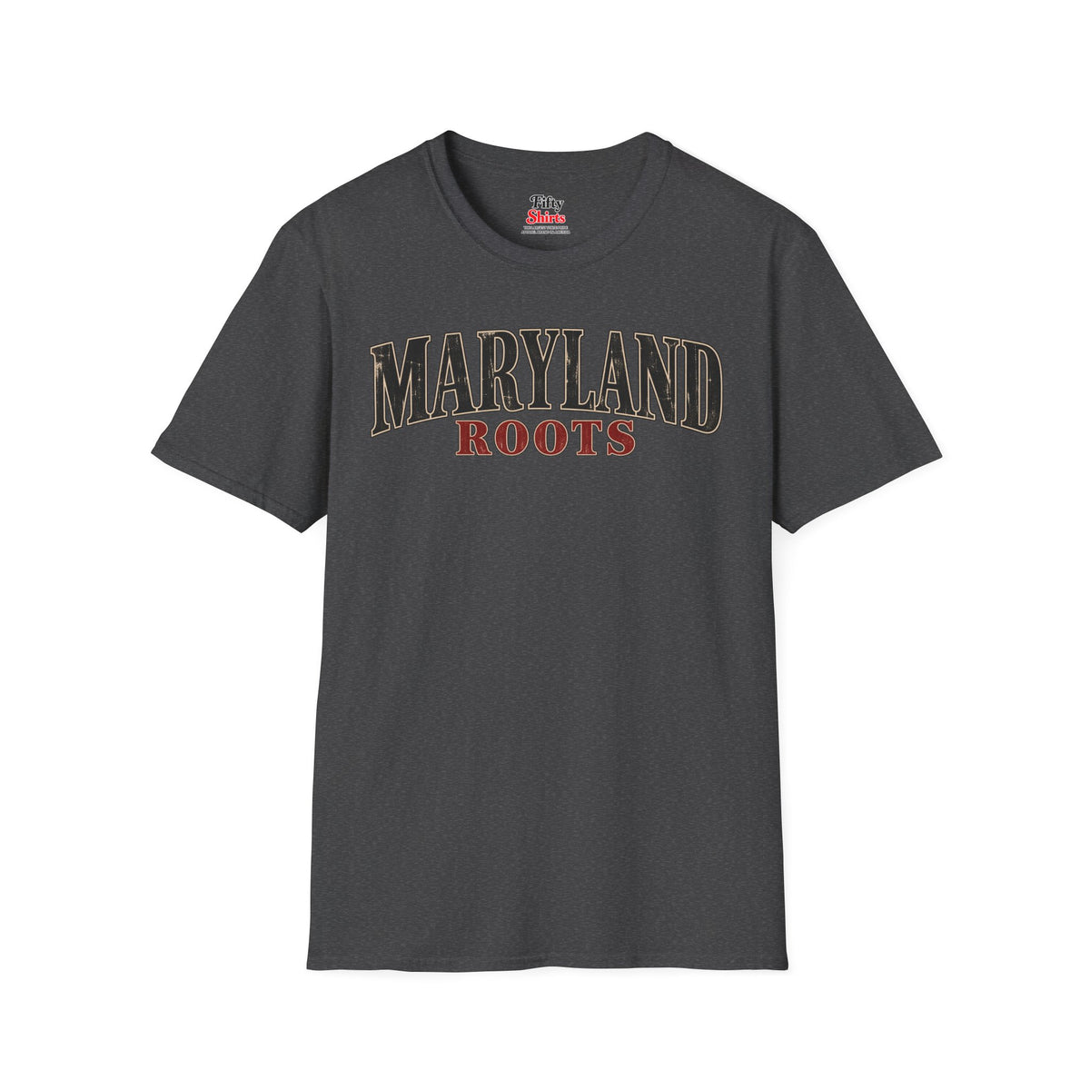 Maryland Roots Unisex Softstyle T Shirt State Name Graphic Tee