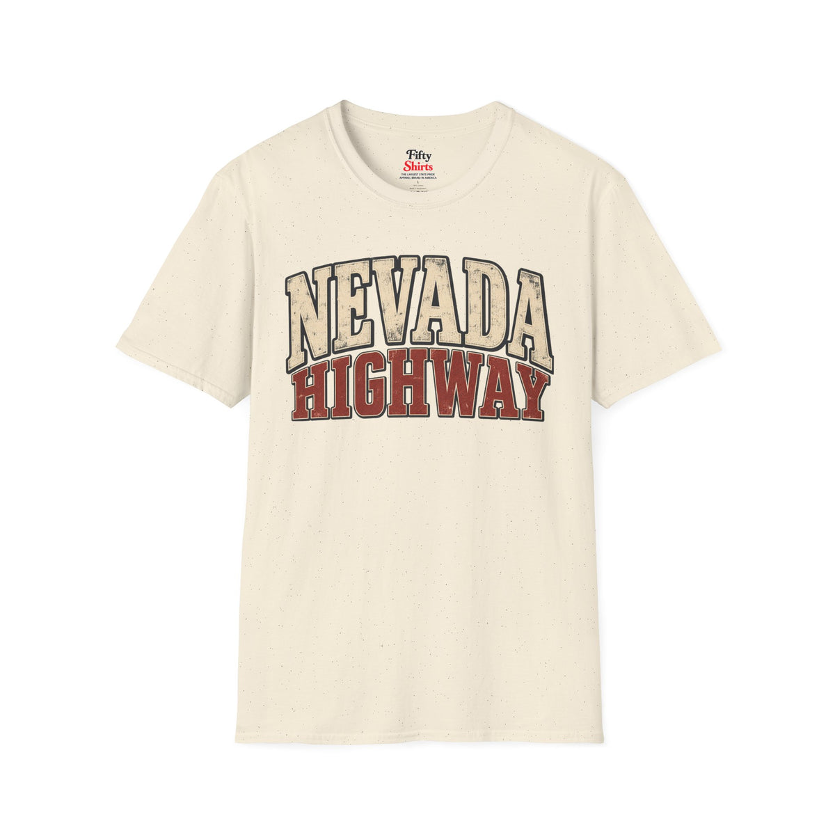 Nevada Highway Unisex Softstyle T Shirt State Name Graphic Tee