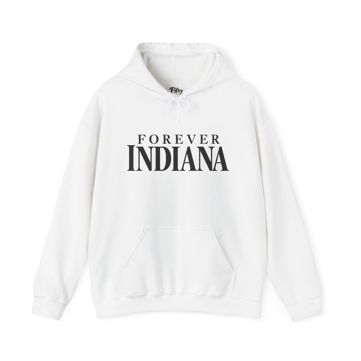 Forever Indiana Unisex Hoodie State Name Graphic