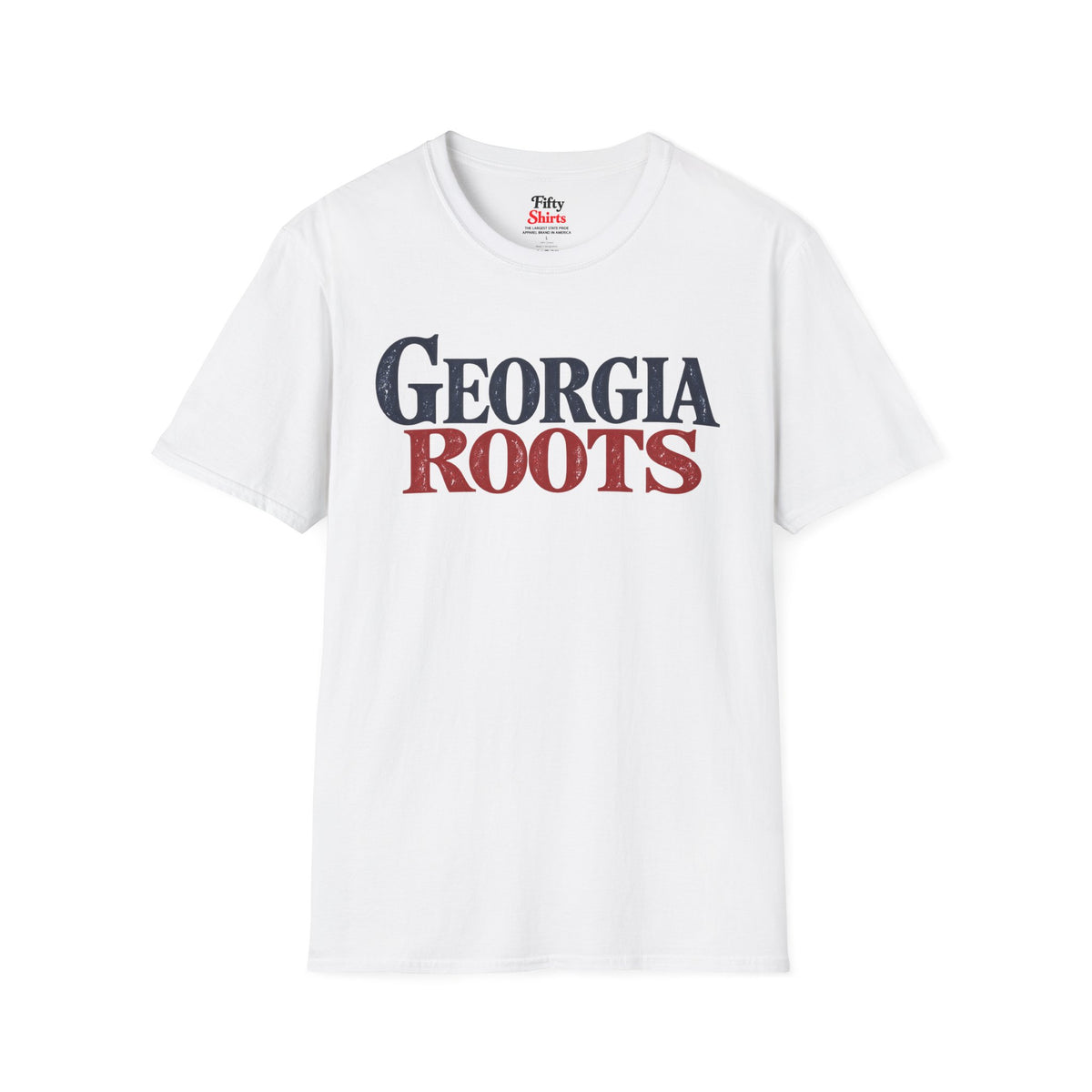 Georgia Roots Unisex Softstyle T Shirt State Name Graphic Tee