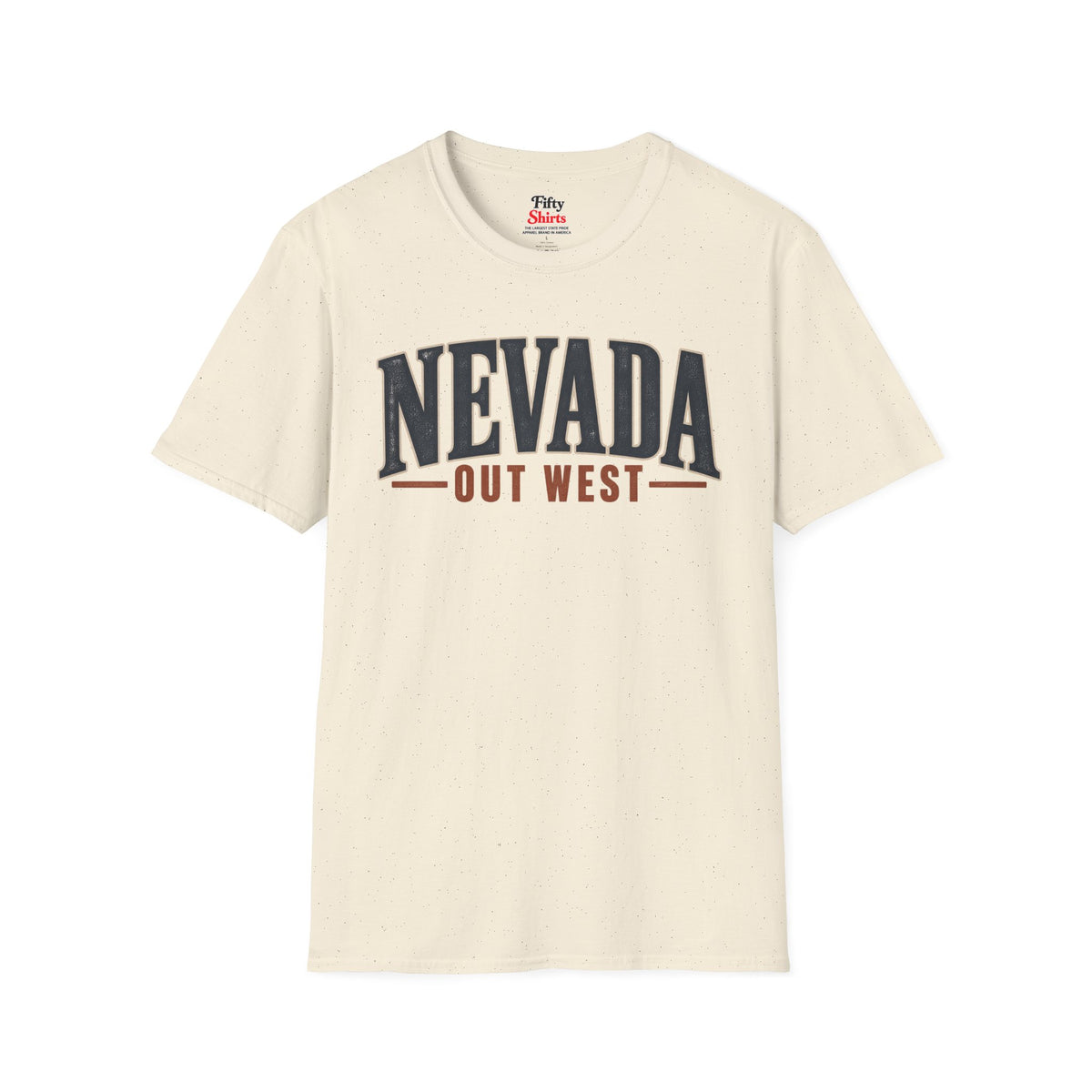 Nevada Out West Unisex Softstyle T Shirt State Name Graphic Tee