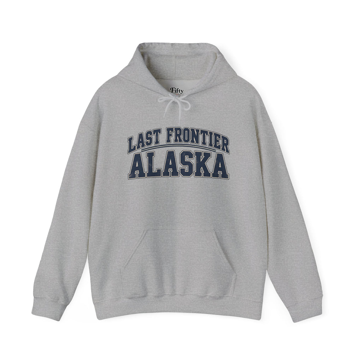 Last Frontier Alaska Unisex Hoodie State Name Graphic
