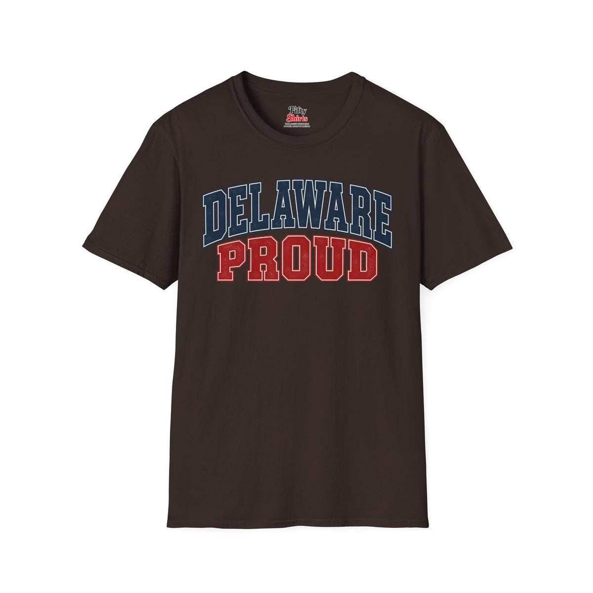 Delaware Proud Unisex Softstyle T Shirt State Name Graphic Tee