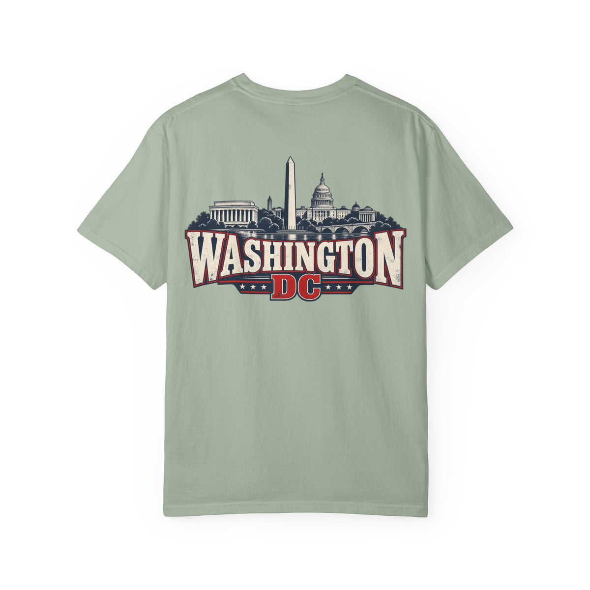 Washington DC Skyline Unisex Comfort Color 1717 Streetwear Graphic Tee