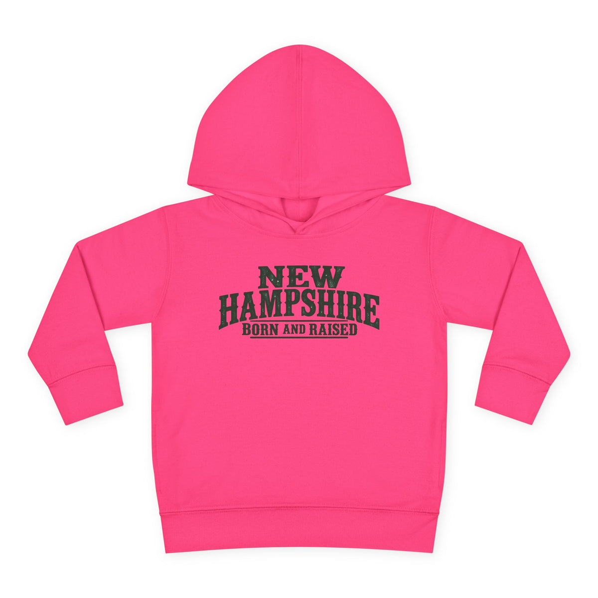 New Hampshire Born and Raised Rustic Outdoor Heritage Unisex Pullover Fleece Hoodie