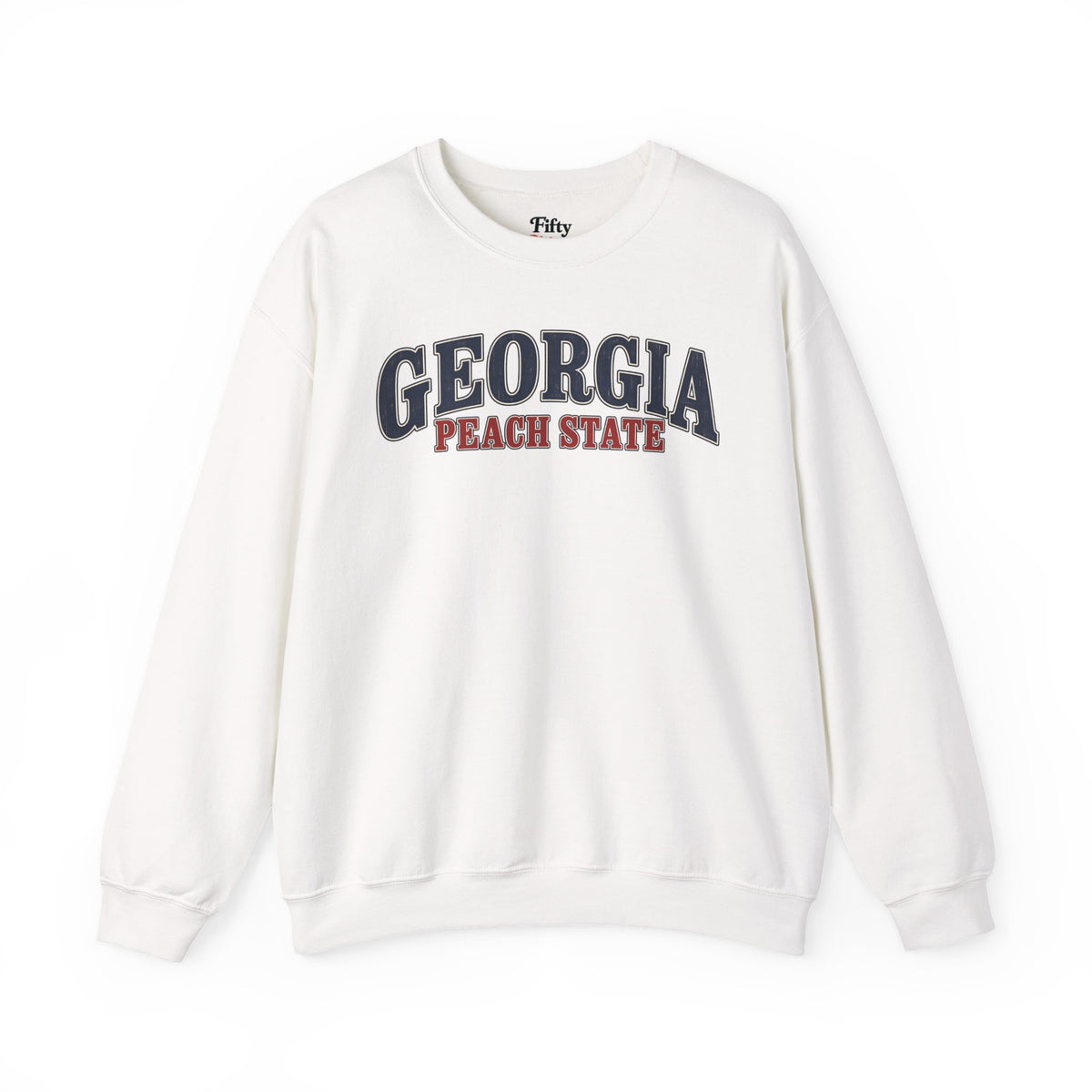 Georgia Peach State Unisex Crewneck Sweatshirt State Name Graphic