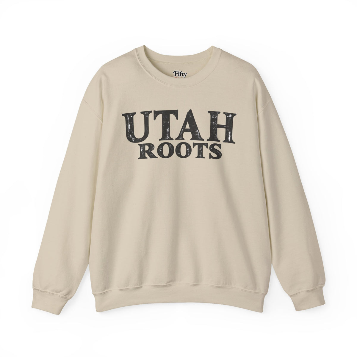 Utah Roots Unisex Crewneck Sweatshirt State Name Graphic