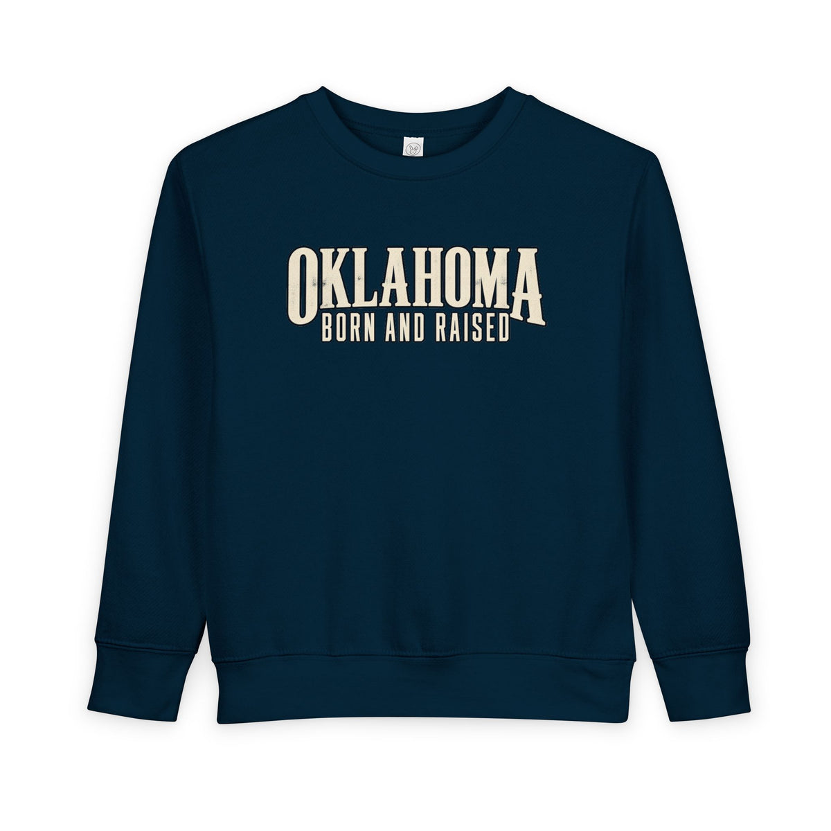 Oklahoma Born and Raised Premium Heritage Unisex Toddler Sweatshirt