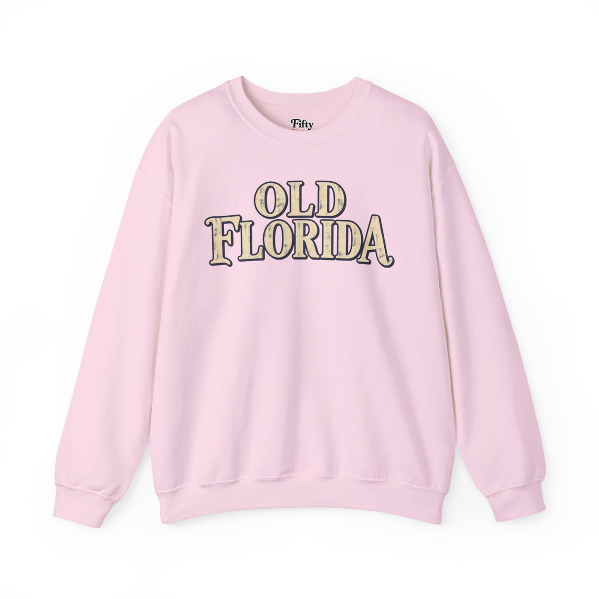 Old Florida Unisex Crewneck Sweatshirt State Name Graphic