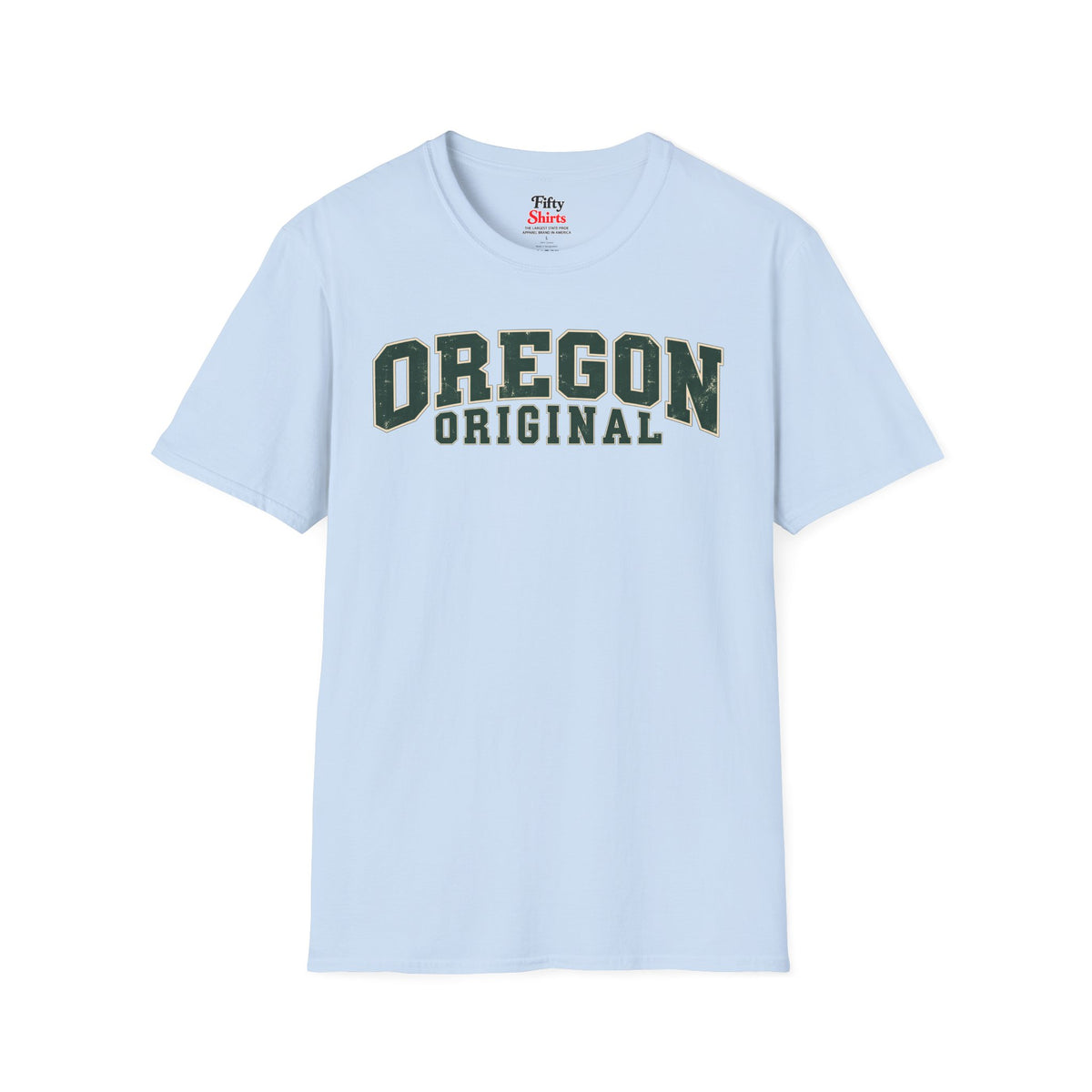 Oregon Original Unisex Softstyle T Shirt State Name Graphic Tee