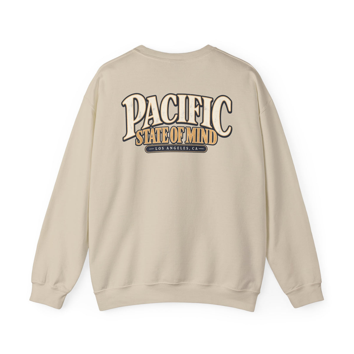 Pacific State Of Mind Los Angeles Unisex Crewneck Sweatshirt Graphic