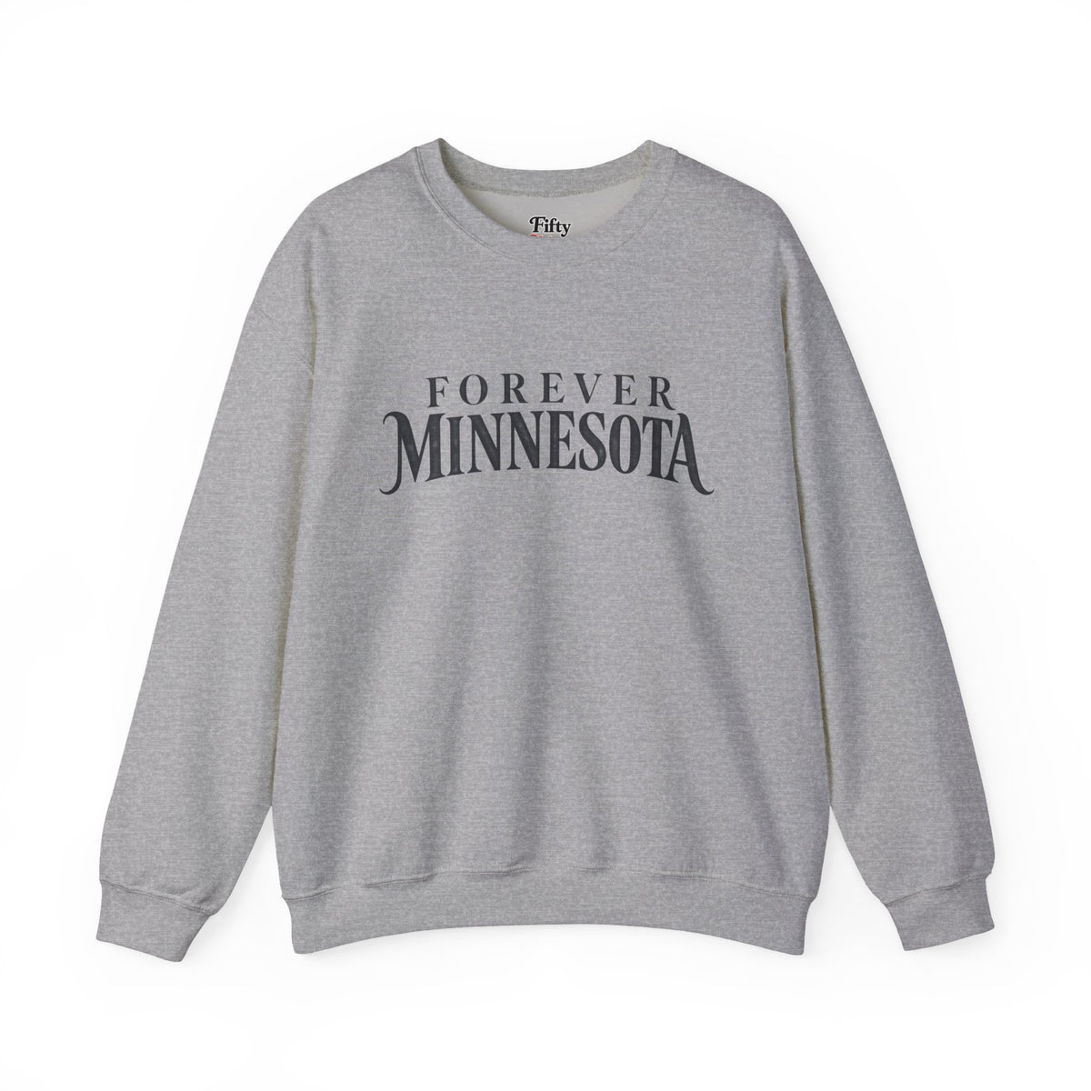 Forever Minnesota Unisex Crewneck Sweatshirt State Name Graphic