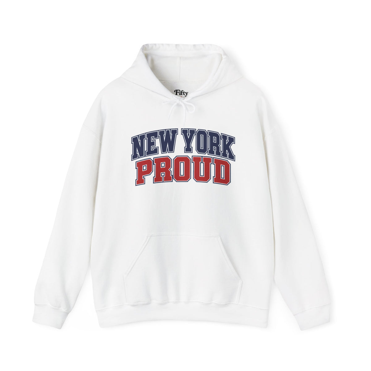 New York Proud Unisex Hoodie State Name Graphic