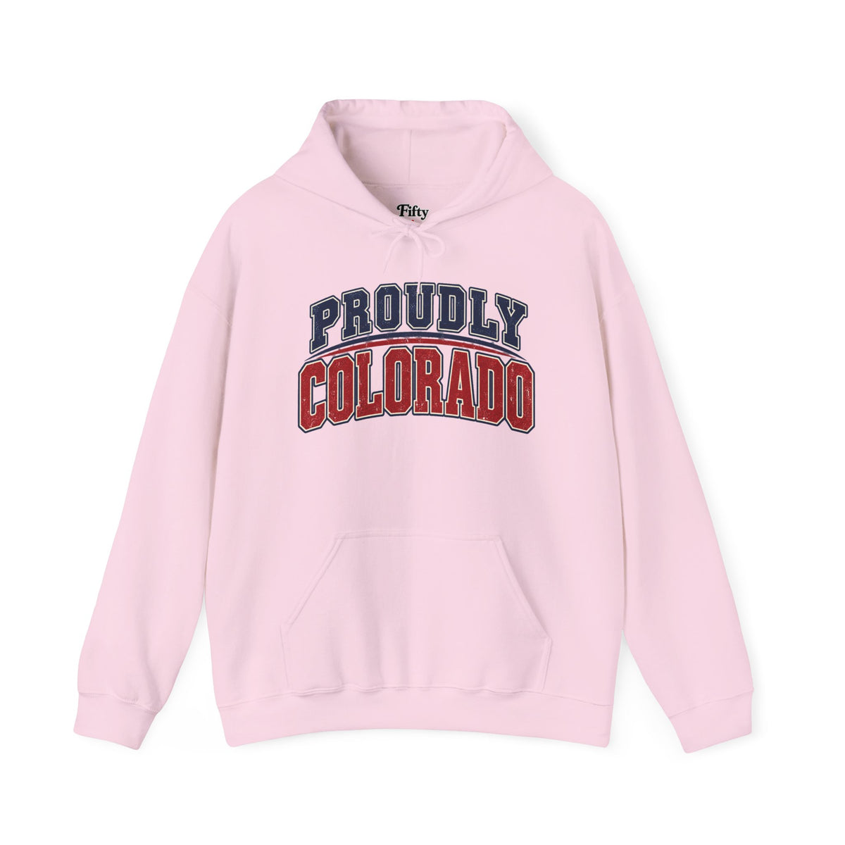 Proudly Colorado Unisex Hoodie State Name Graphic
