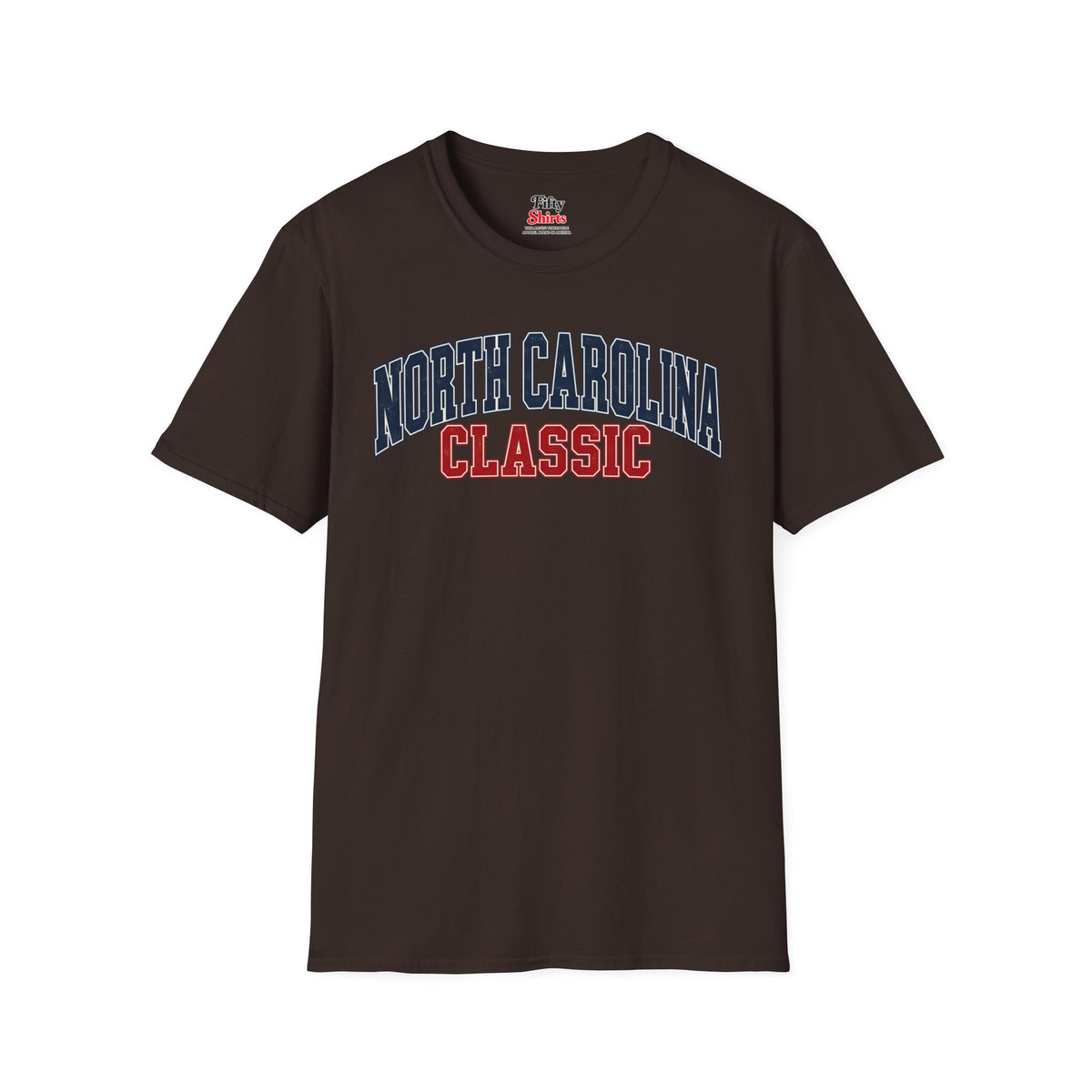 North Carolina Classic Unisex Softstyle T Shirt State Name Graphic Tee