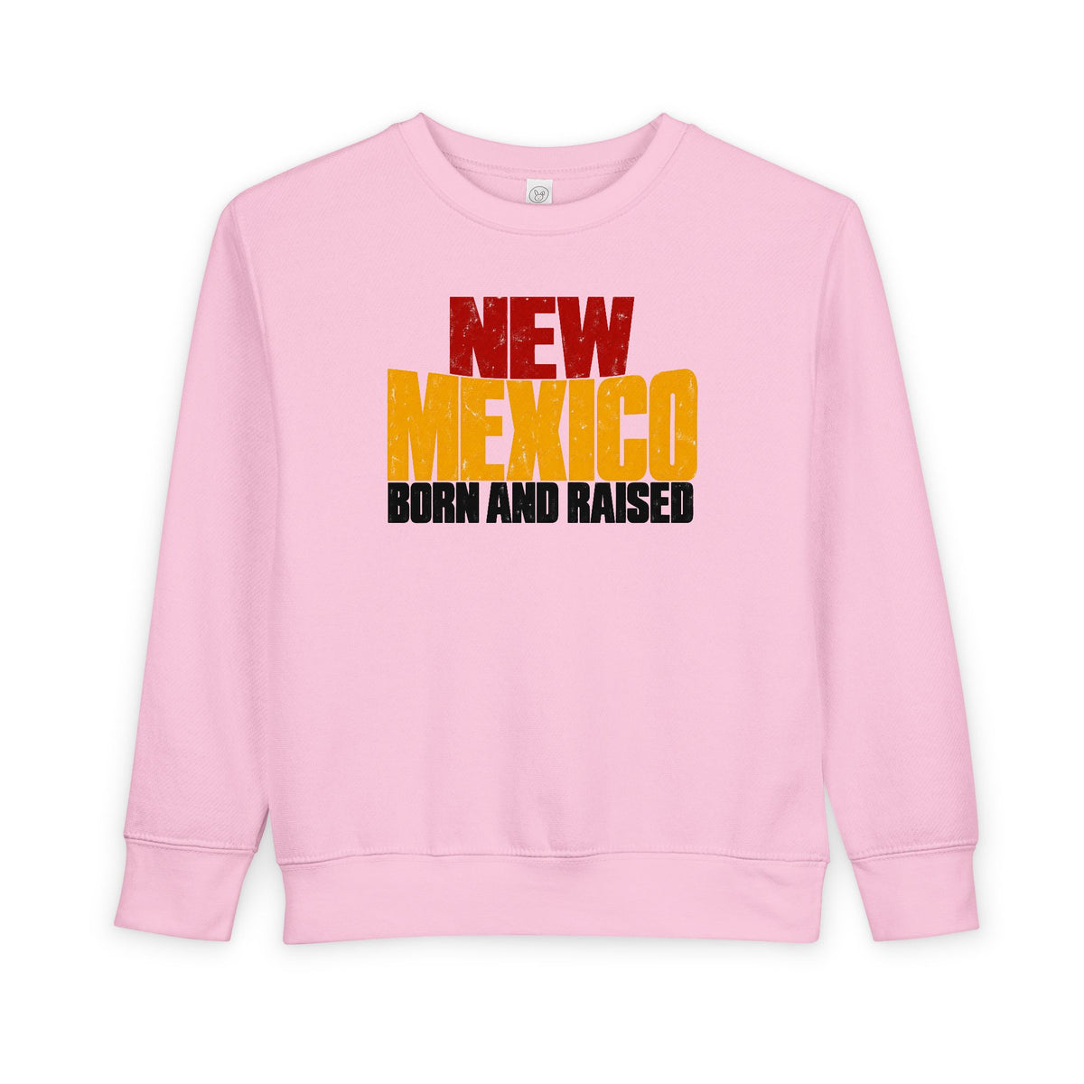 New Mexico Born and Raised Bold Streetwear Unisex Toddler Sweatshirt