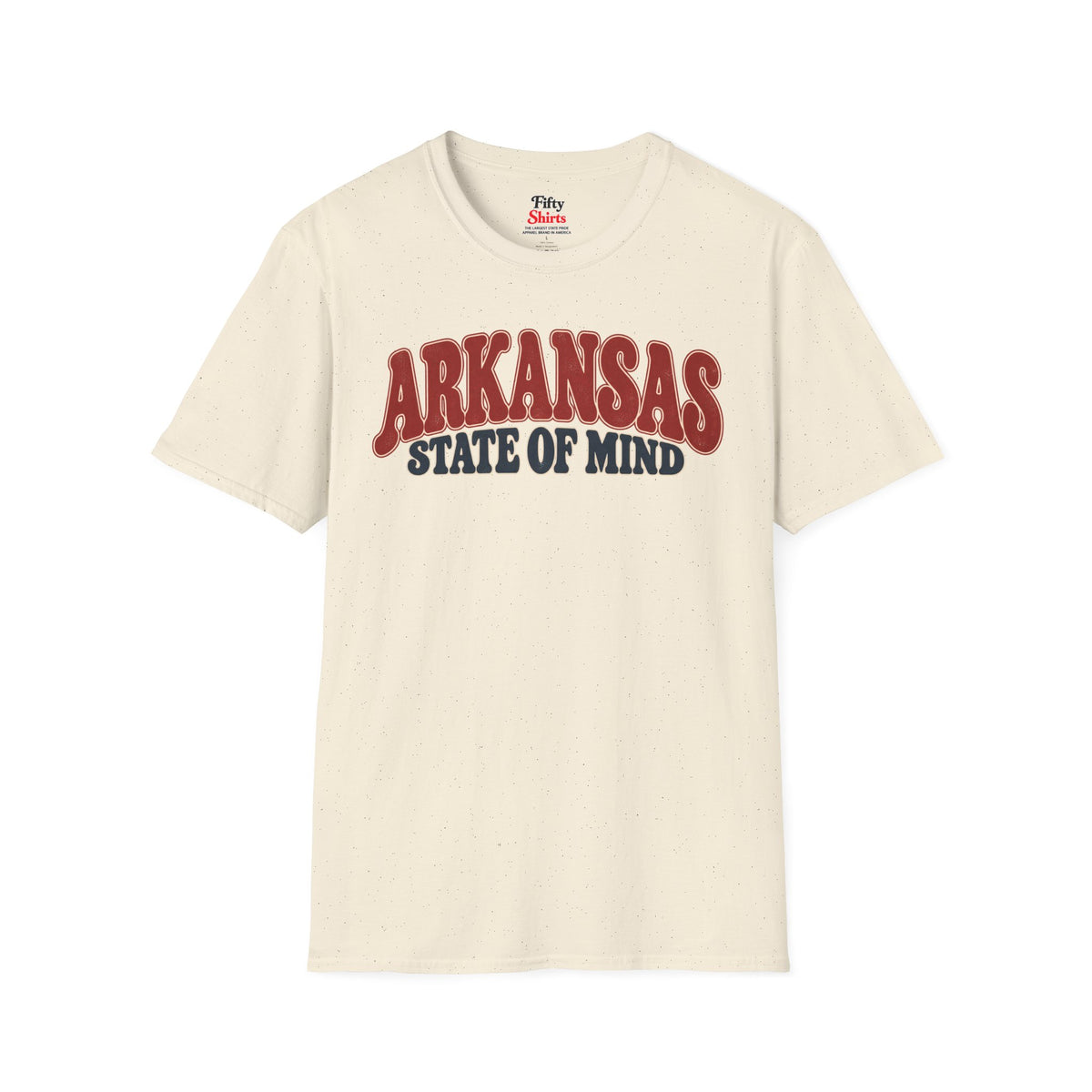 Arkansas State of Mind Unisex Softstyle T Shirt State Name Graphic Tee
