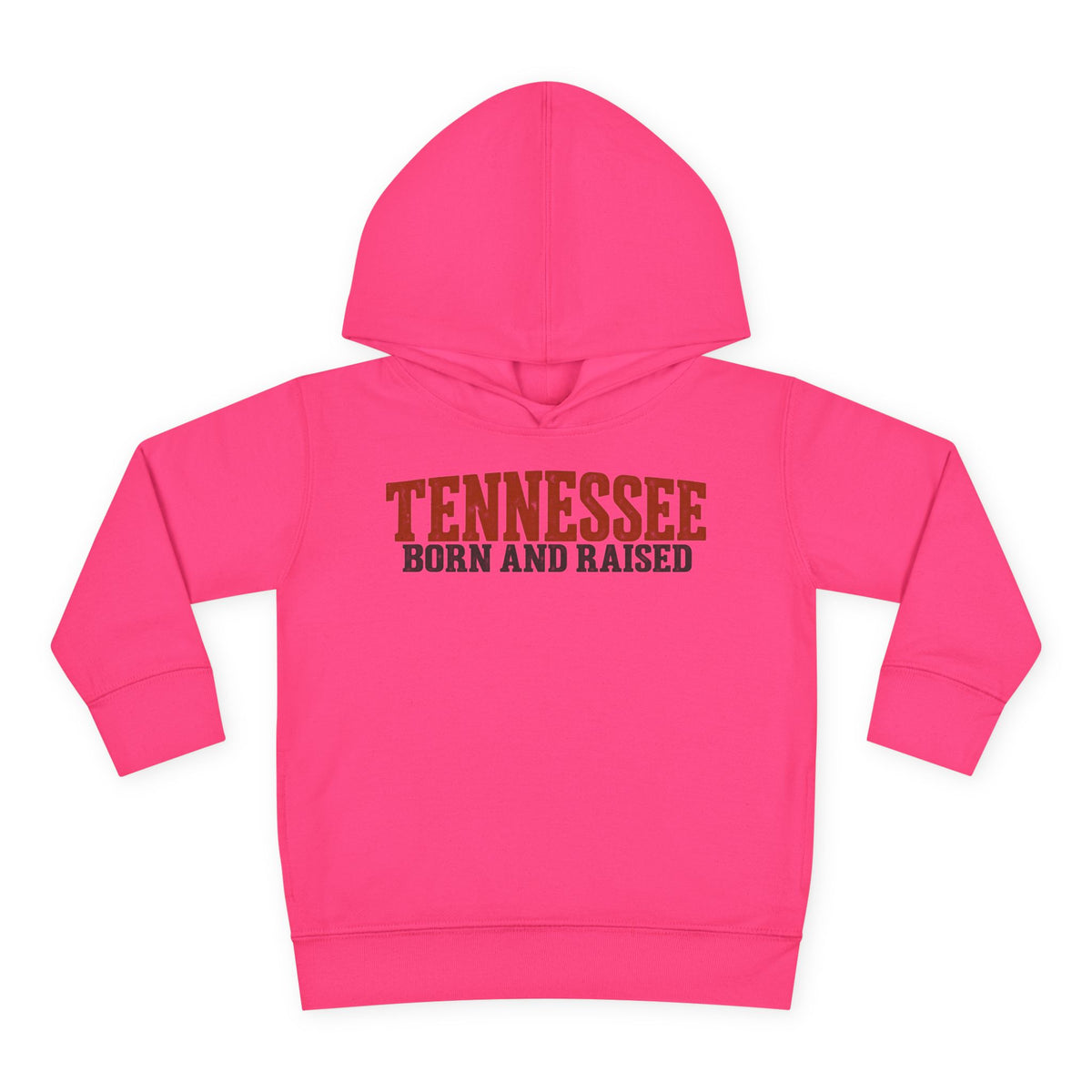 Tennessee Born and Raised Vintage Country Style Unisex Toddler Pullover Fleece Hoodie