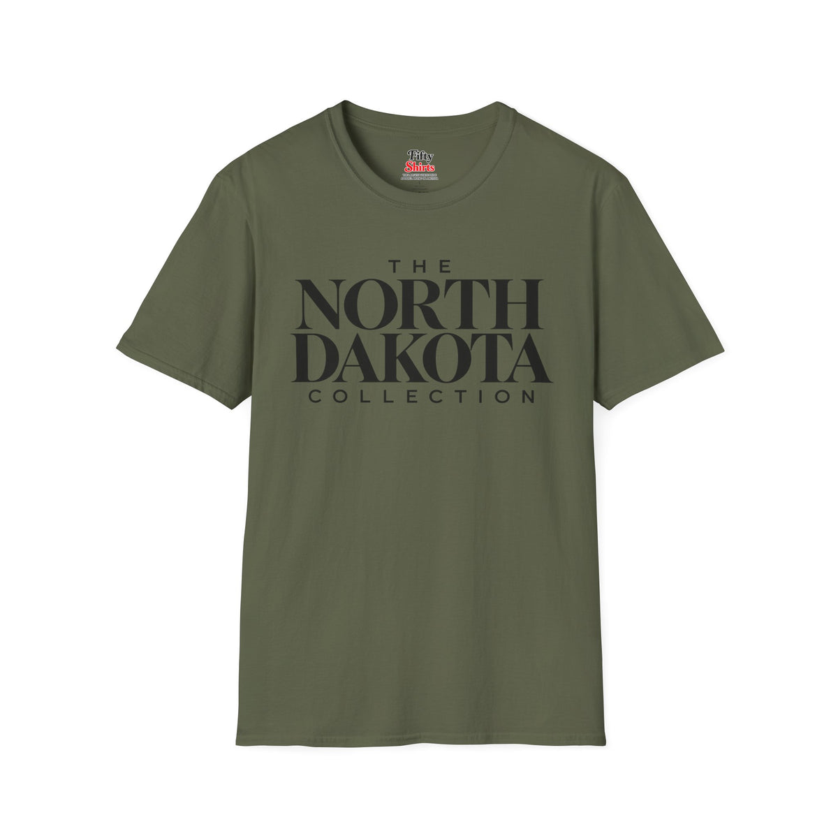 The North Dakota Collection Unisex Softstyle T Shirt State Name Graphic Tee