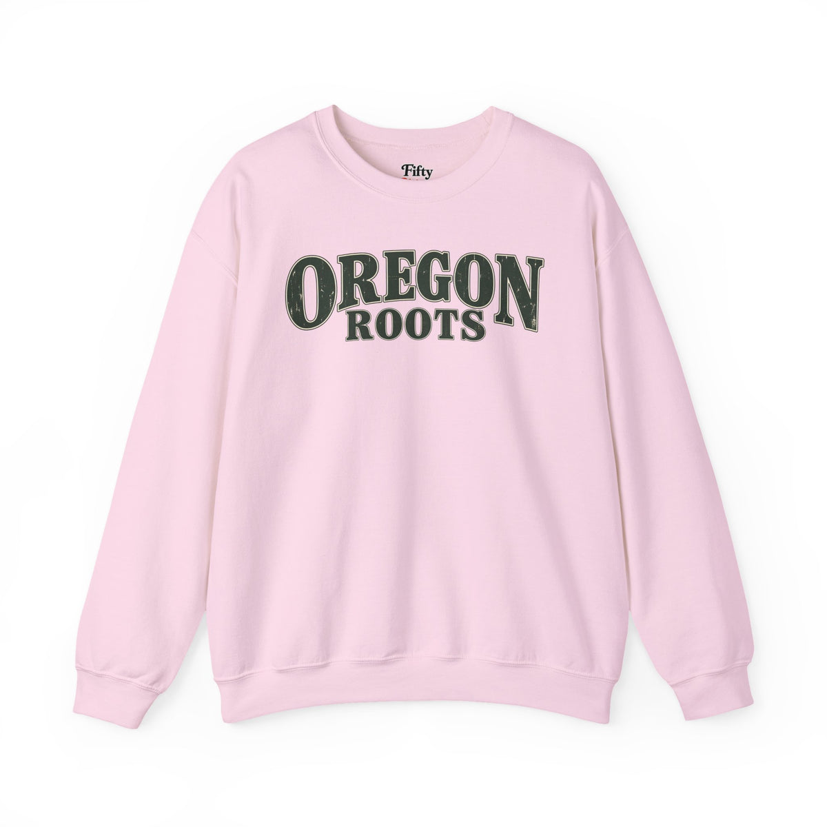 Oregon Roots Unisex Crewneck Sweatshirt State Name Graphic