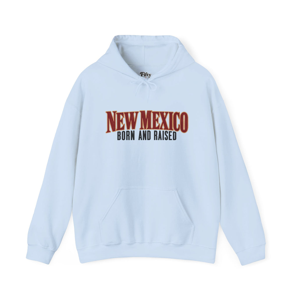 New Mexico Born and Raised Premium Heritage Unisex Hoodie Graphic