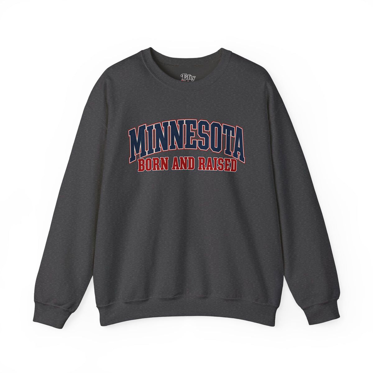 Minnesota Born and Raised Classic Heritage Unisex Sweatshirt Graphic