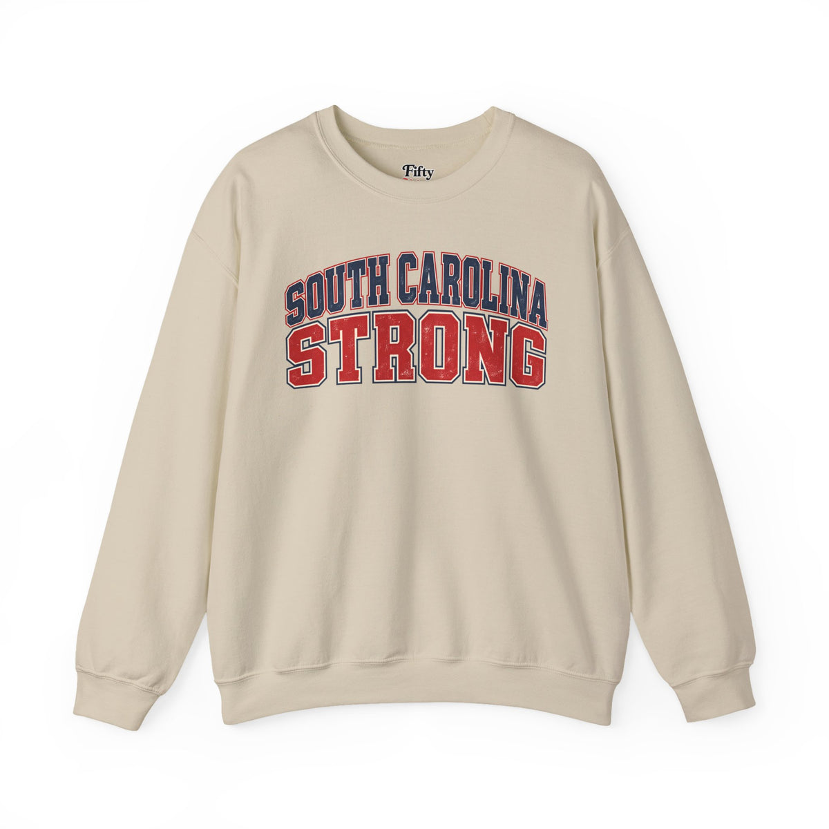 South Carolina Strong Unisex Crewneck Sweatshirt State Name Graphic