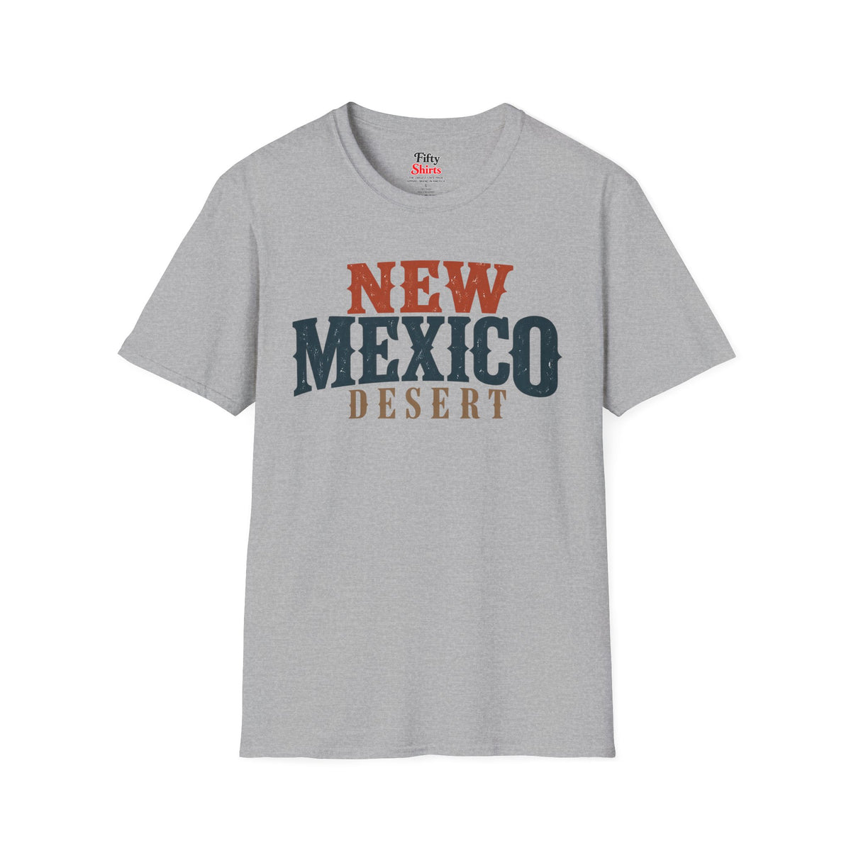 New Mexico Desert Unisex Softstyle T Shirt State Name Graphic Tee
