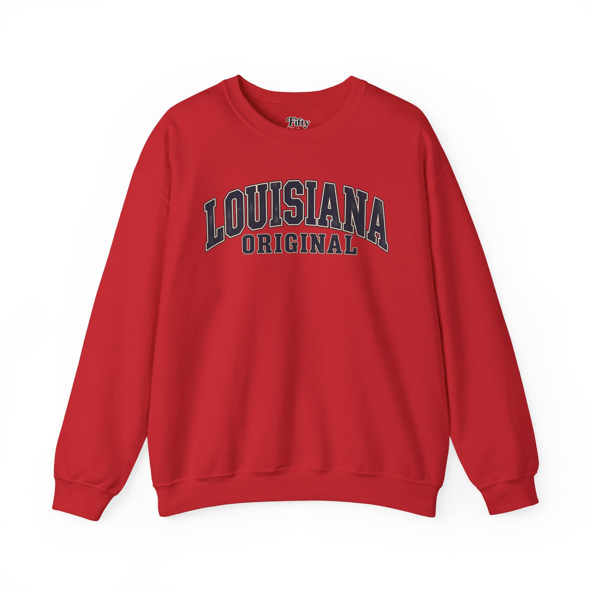 Louisiana Original Unisex Crewneck Sweatshirt State Name Graphic
