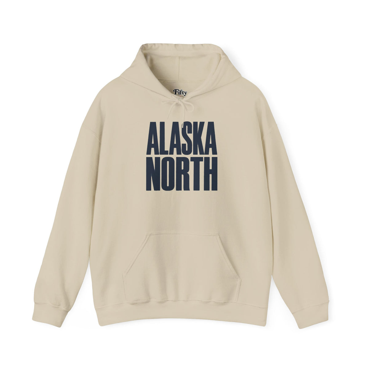 Alaska North Unisex Hoodie State Name Graphic