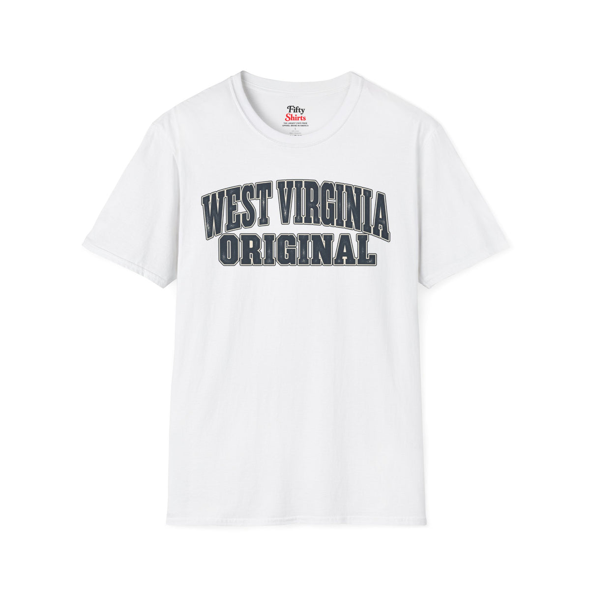 West Virginia Original Unisex Softstyle T Shirt State Name Graphic Tee