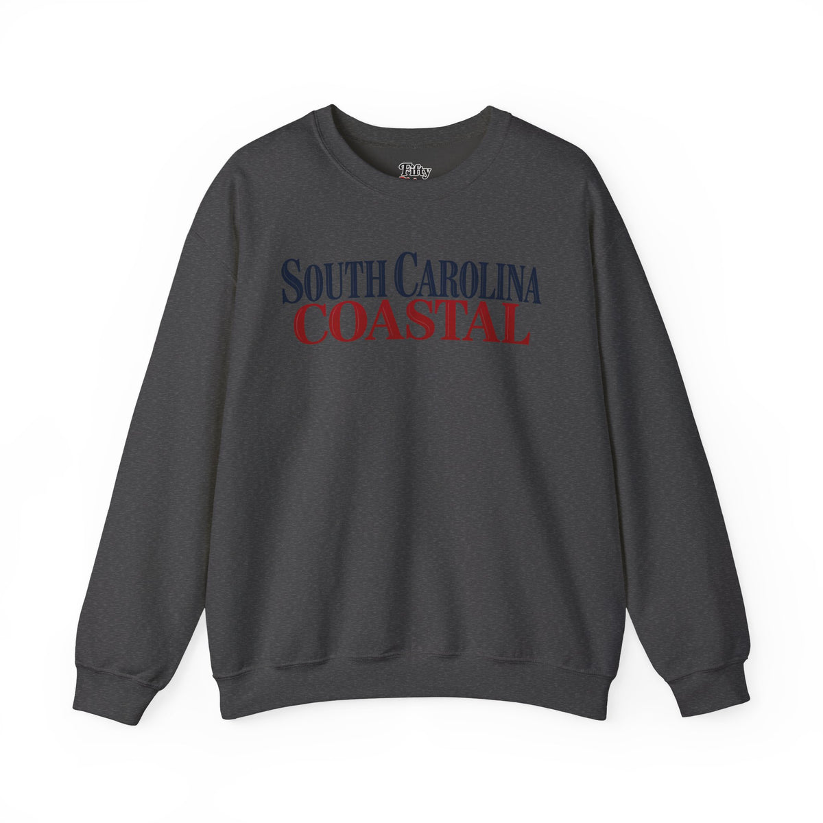 South Carolina Coastal Unisex Crewneck Sweatshirt State Name Graphic