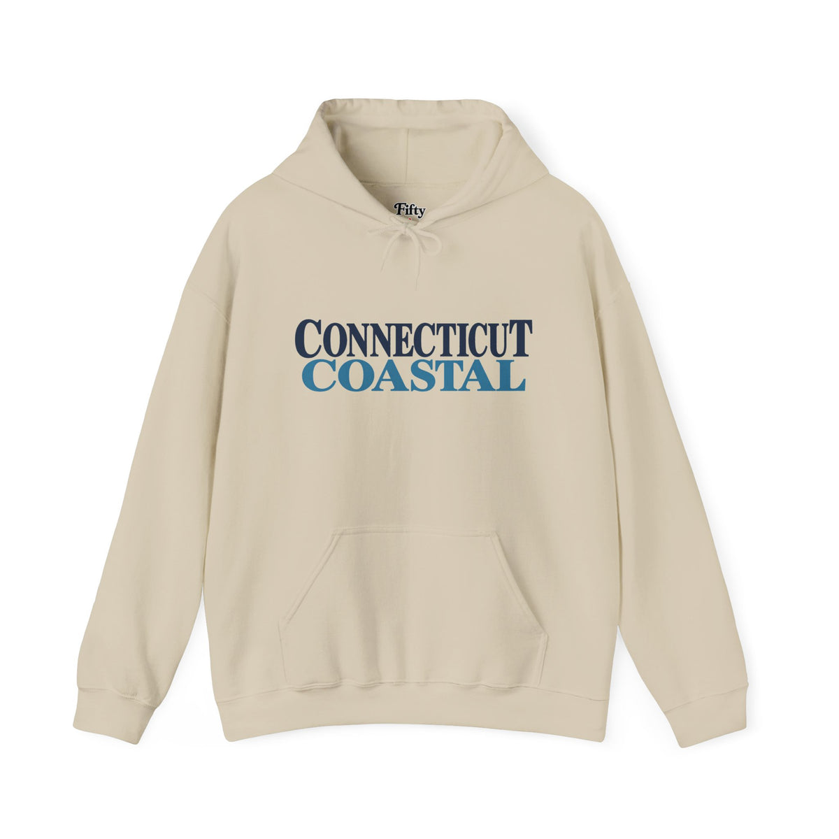 Connecticut Coastal Unisex Hoodie State Name Graphic