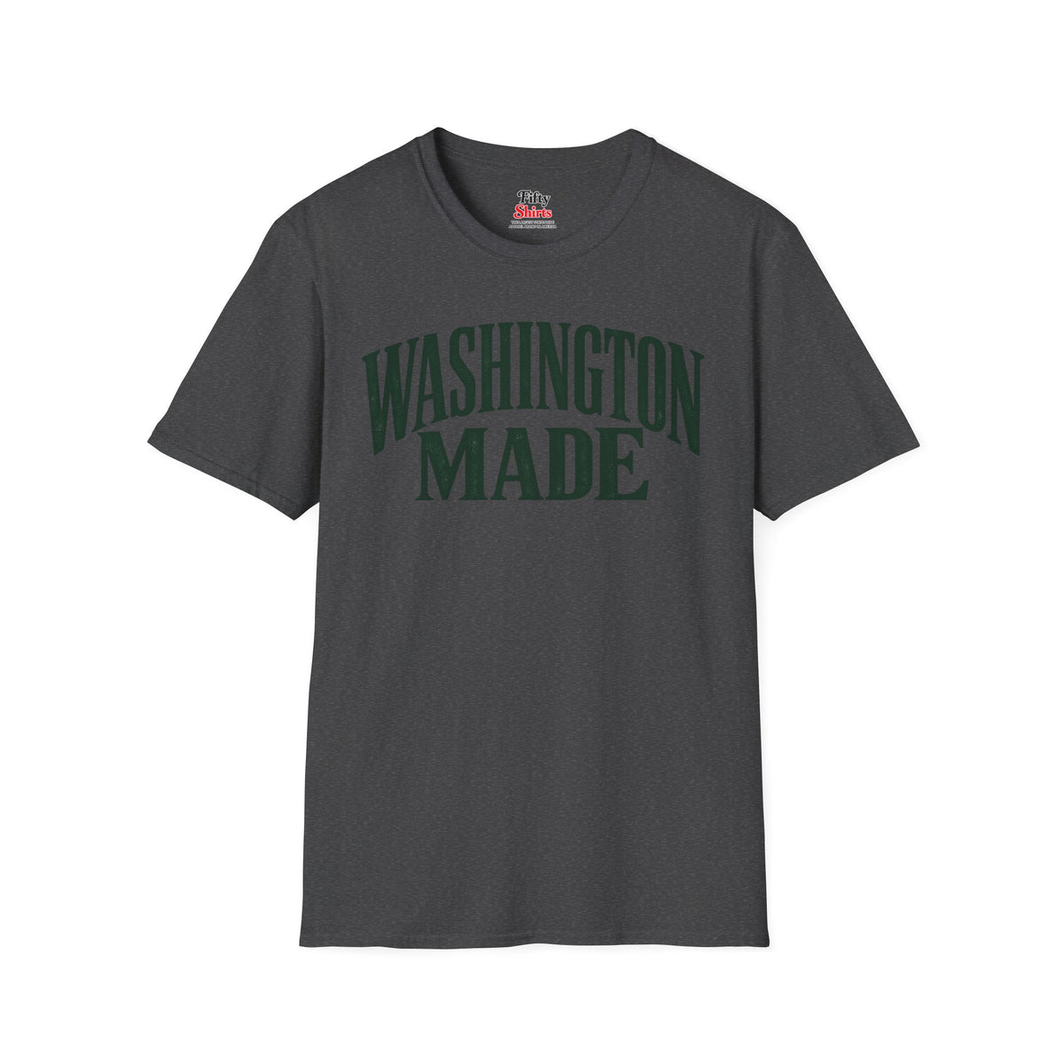 Washington Made Unisex Softstyle T Shirt State Name Graphic Tee