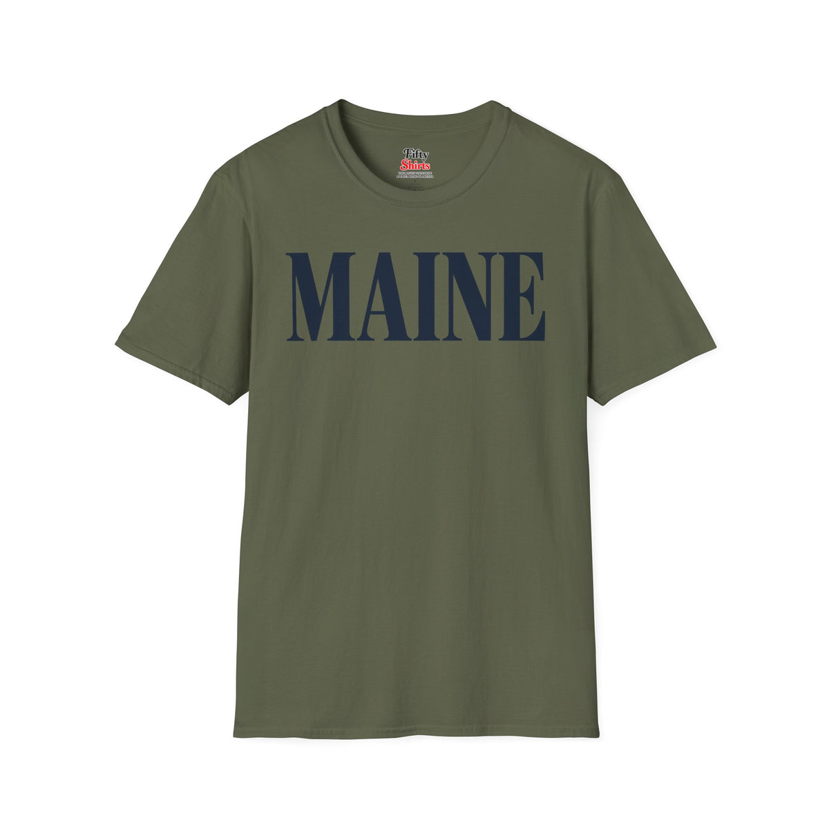 Maine Unisex Softstyle T Shirt State Name Graphic Tee