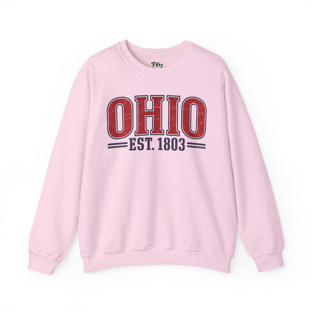 Ohio Est.1803 Unisex Crewneck Sweatshirt State Name Graphic