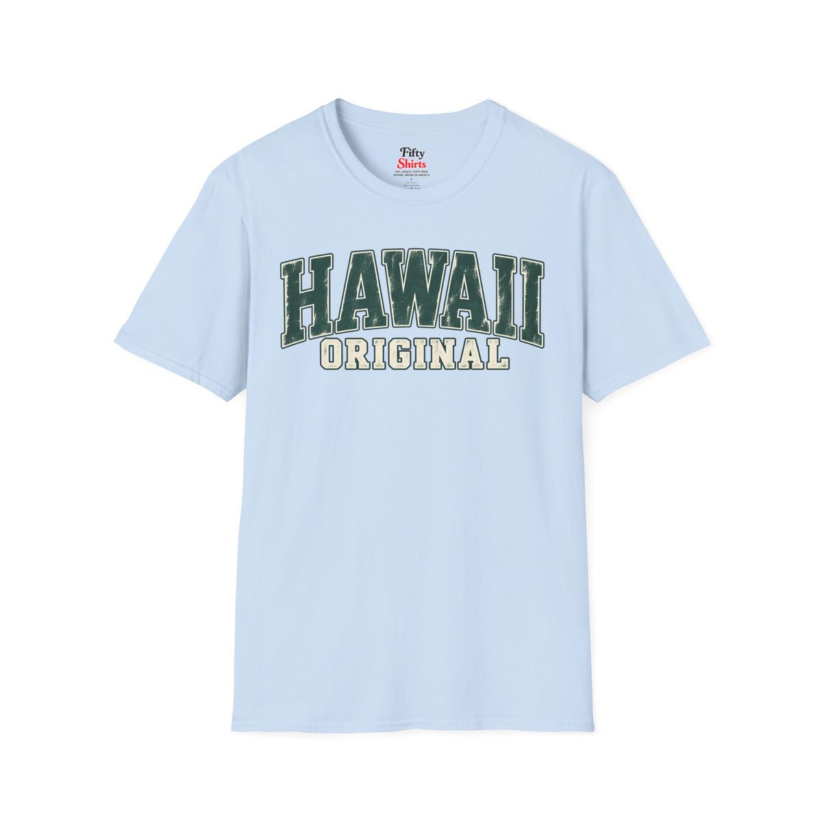 Hawaii Original Unisex Softstyle T Shirt State Name Graphic Tee