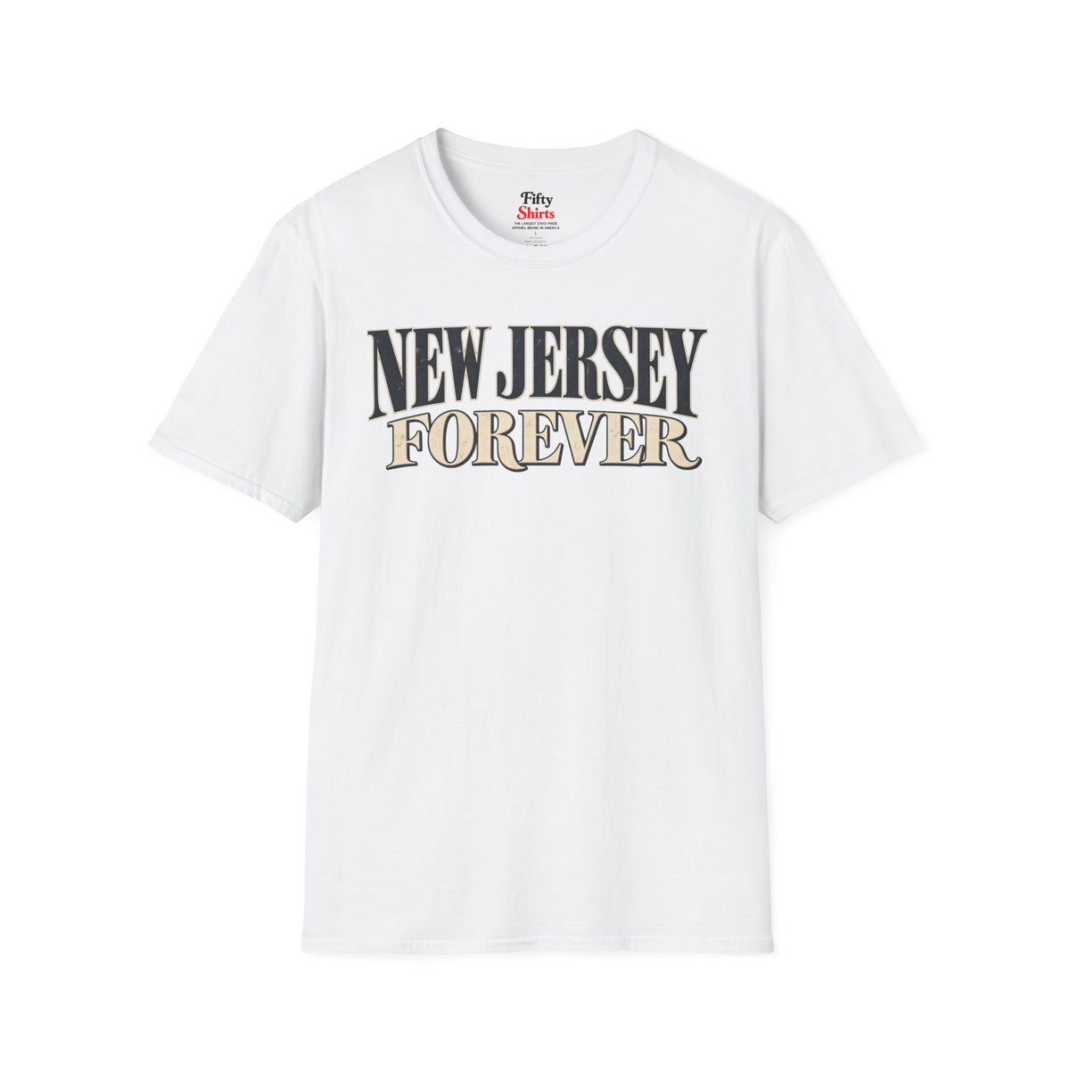 New Jersey Forever Unisex Softstyle T Shirt State Name Graphic Tee