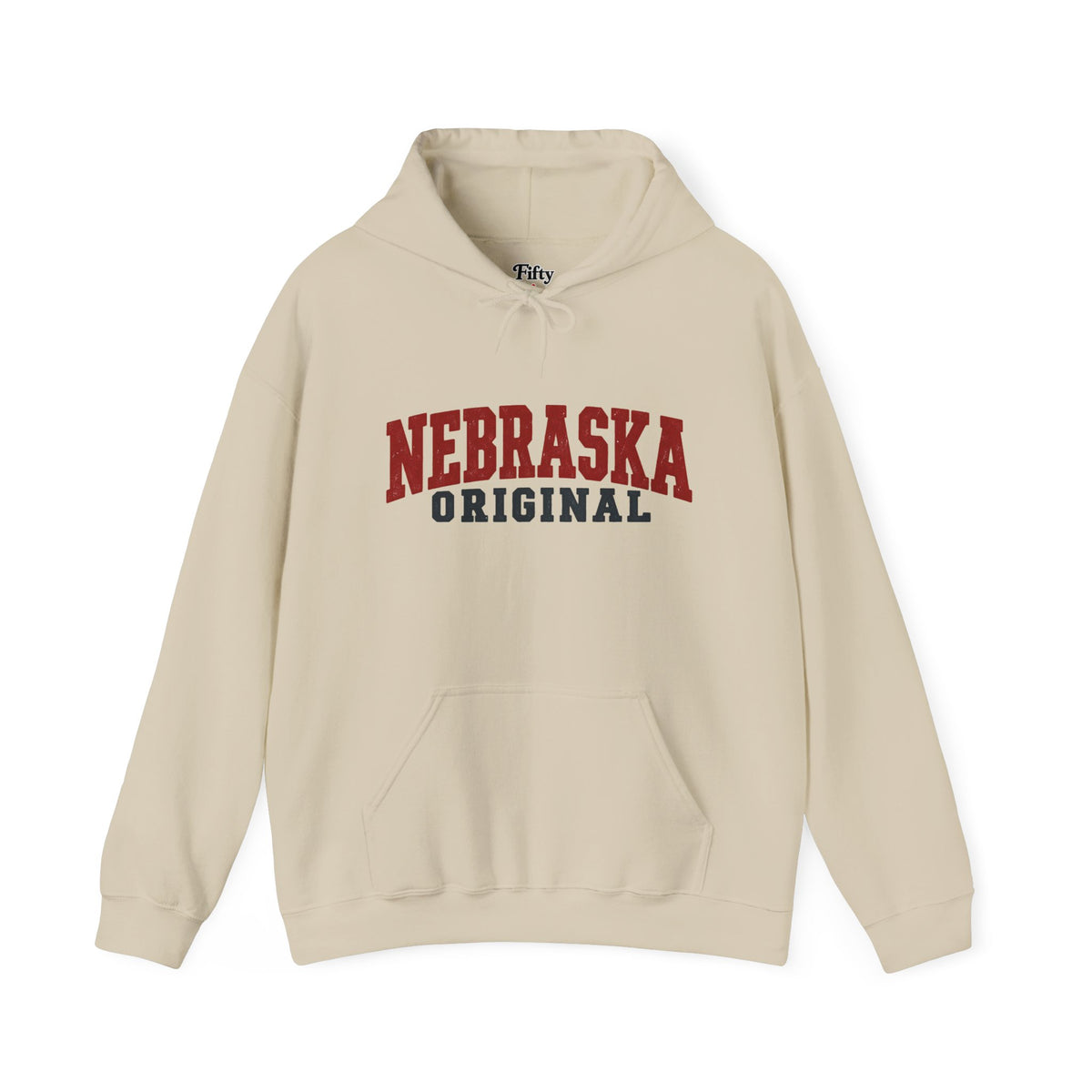 Nebraska Original Unisex Hoodie State Name Graphic