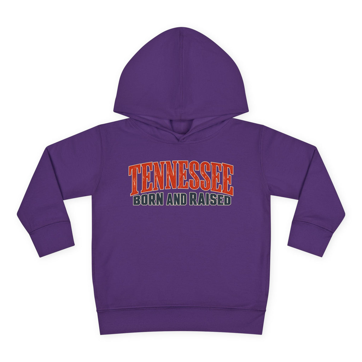 Tennessee Born and Raised Premium Southern Heritage Unisex Toddler Pullover Fleece Hoodie