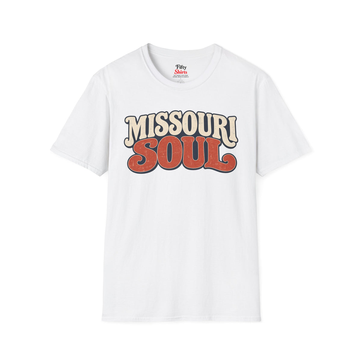 Missouri Soul Unisex Softstyle T Shirt State Name Graphic Tee