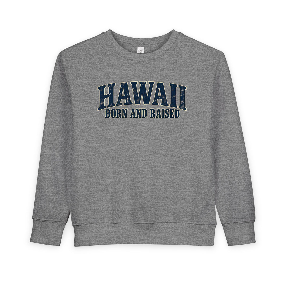 Hawaii Born and Raised Local Pride Unisex Toddler Sweatshirt
