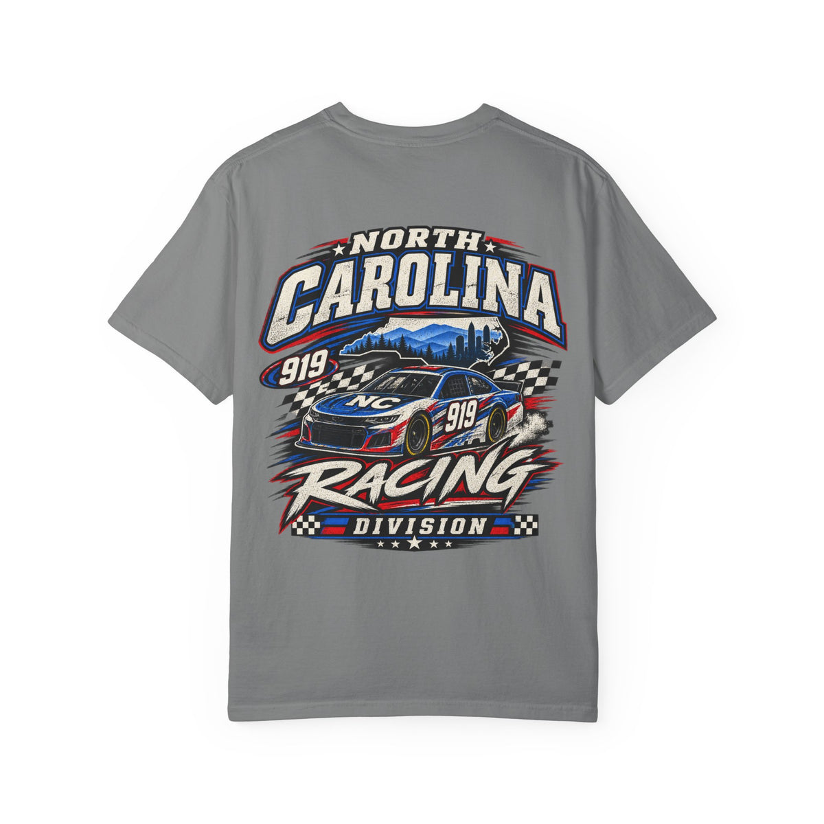 North Carolina Racing Division Unisex Comfort Color 1717 Streetwear Graphic Tee