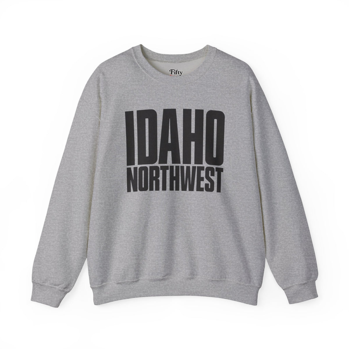 Idaho Northwest Unisex Crewneck Sweatshirt State Name Graphic