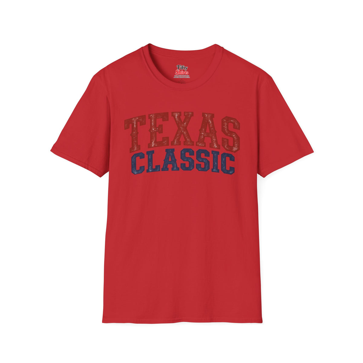 Texas Classic Unisex Softstyle T Shirt State Name Graphic Tee