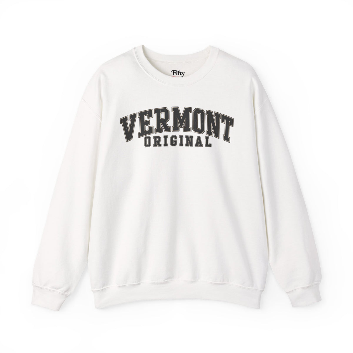Vermont Original Unisex Crewneck Sweatshirt State Name Graphic